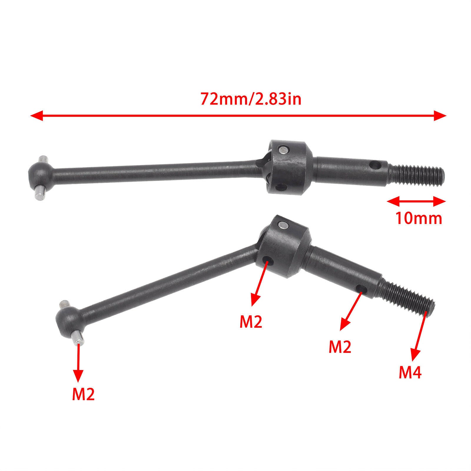 Driveshaft for Tamiya 53792 TT-02 Spare Parts Accessory RC Crawler Parts