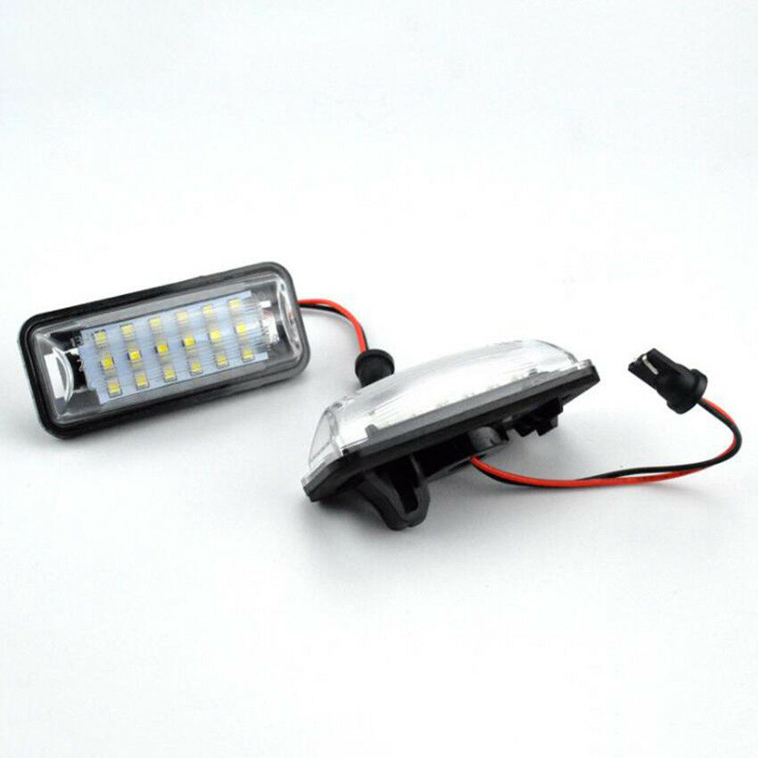 2 x White Car License Plate Screw Bolt Light bulbs Lamp LED Motorcycle 6000K