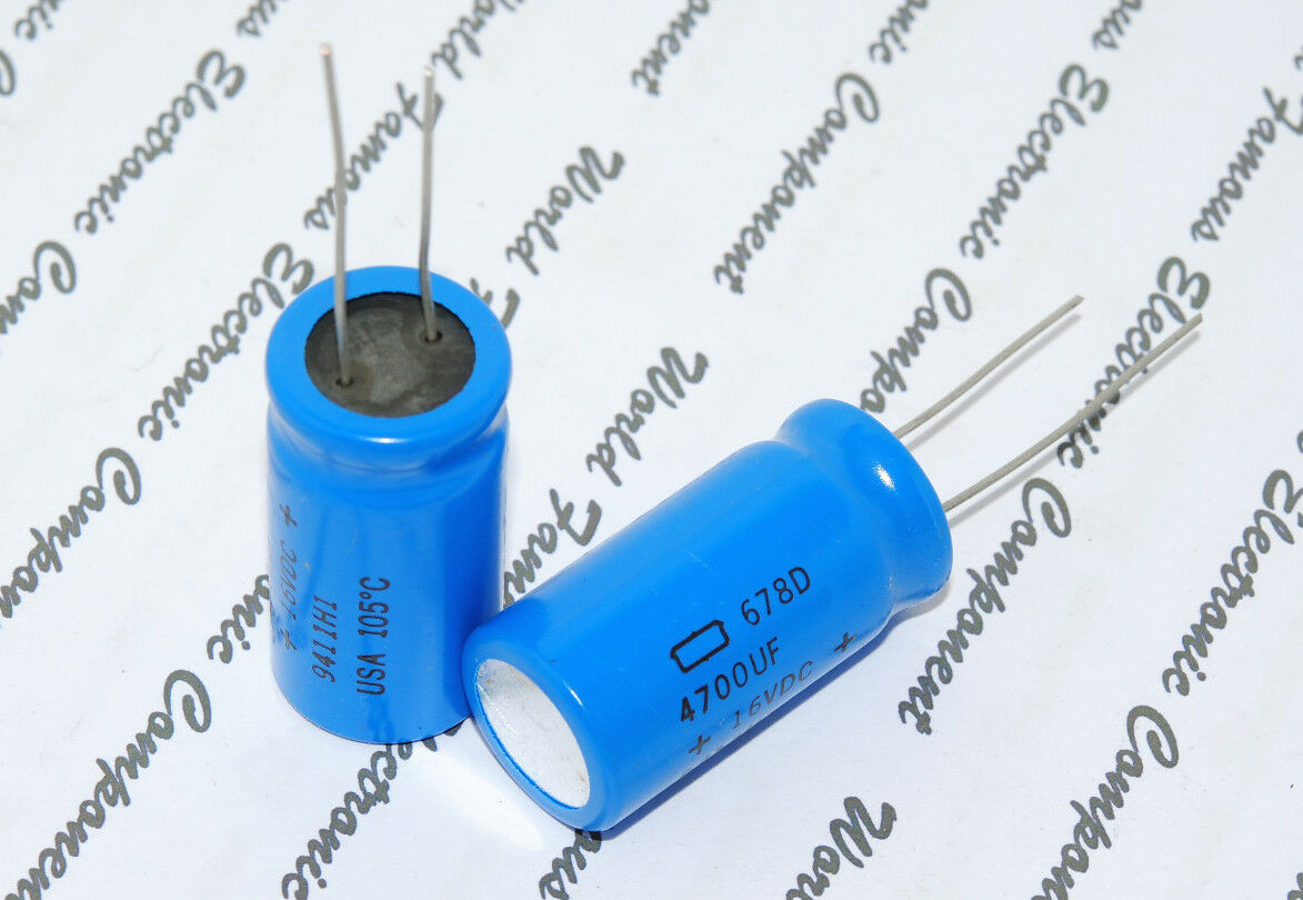 1pcs-NIPPON 4700uF (4700µF) 16V 678D Radial Electrolytic Capacitor