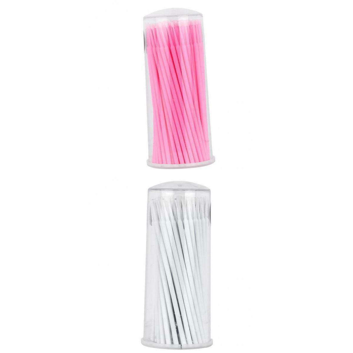 Lots 200 Eyebrow Eyelash Extension Grafting Micro Brushes Applicators Tools
