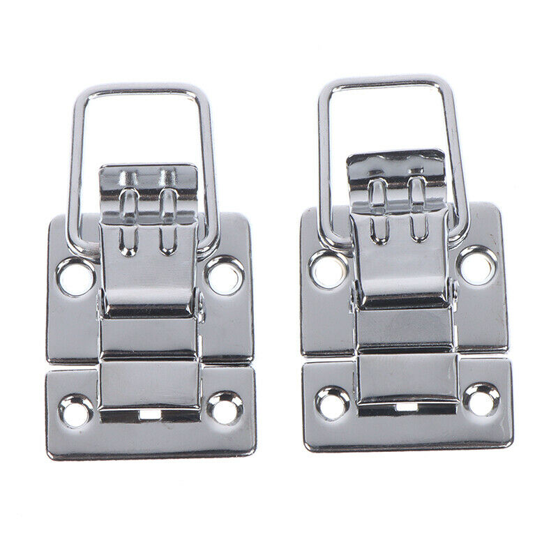 2Pcs Stainless Steel Chrome Toggle Latch For Chest Box Case Suitcase Tool Cl BD
