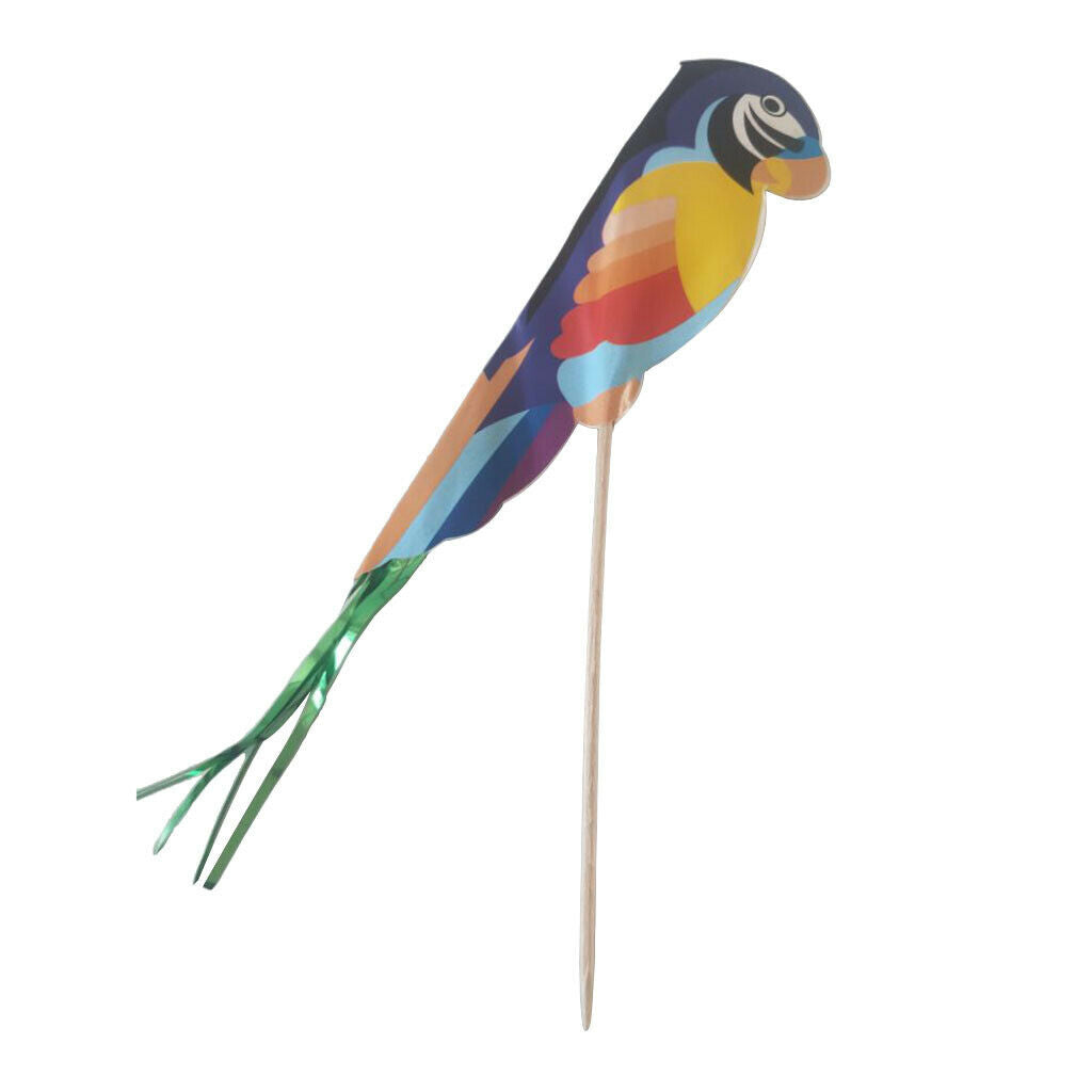 50pcs Drinks Picks Cake Topper Fruit Toothpick Cocktail Picks, Made Of Wood And