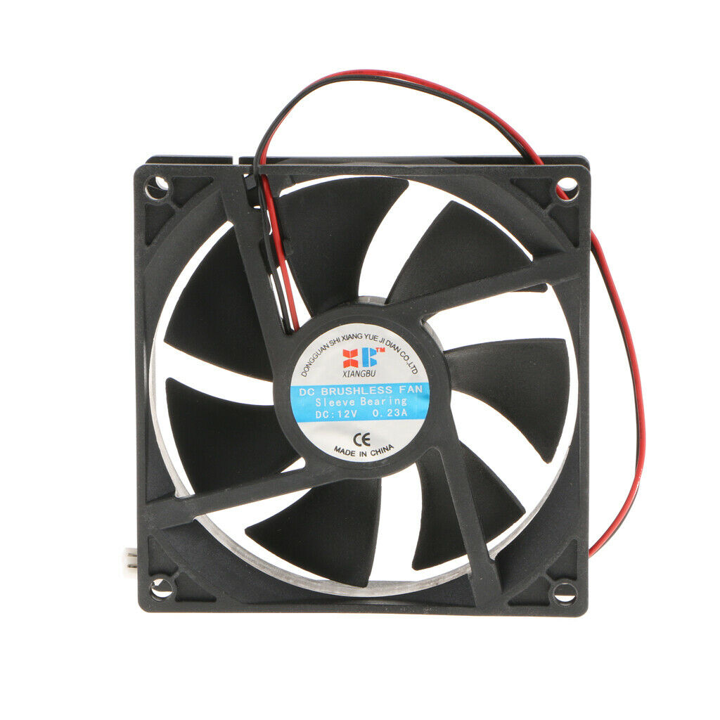 1 pcs DC 12V Computer Housing Fan 2 Poly CPU Fan Replacement