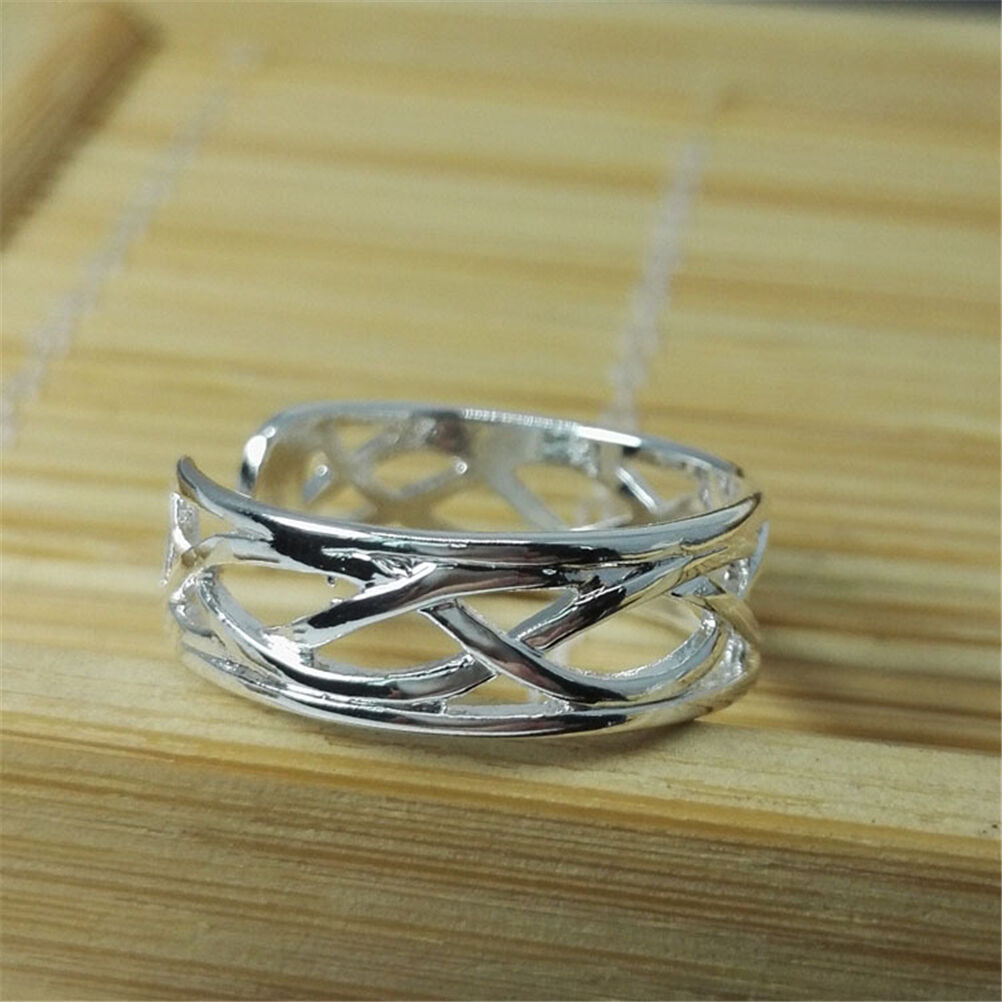 2016 Celebrity Fashion Simple Sliver Plated Adjustable Toe Ring Foot Jewel.l8
