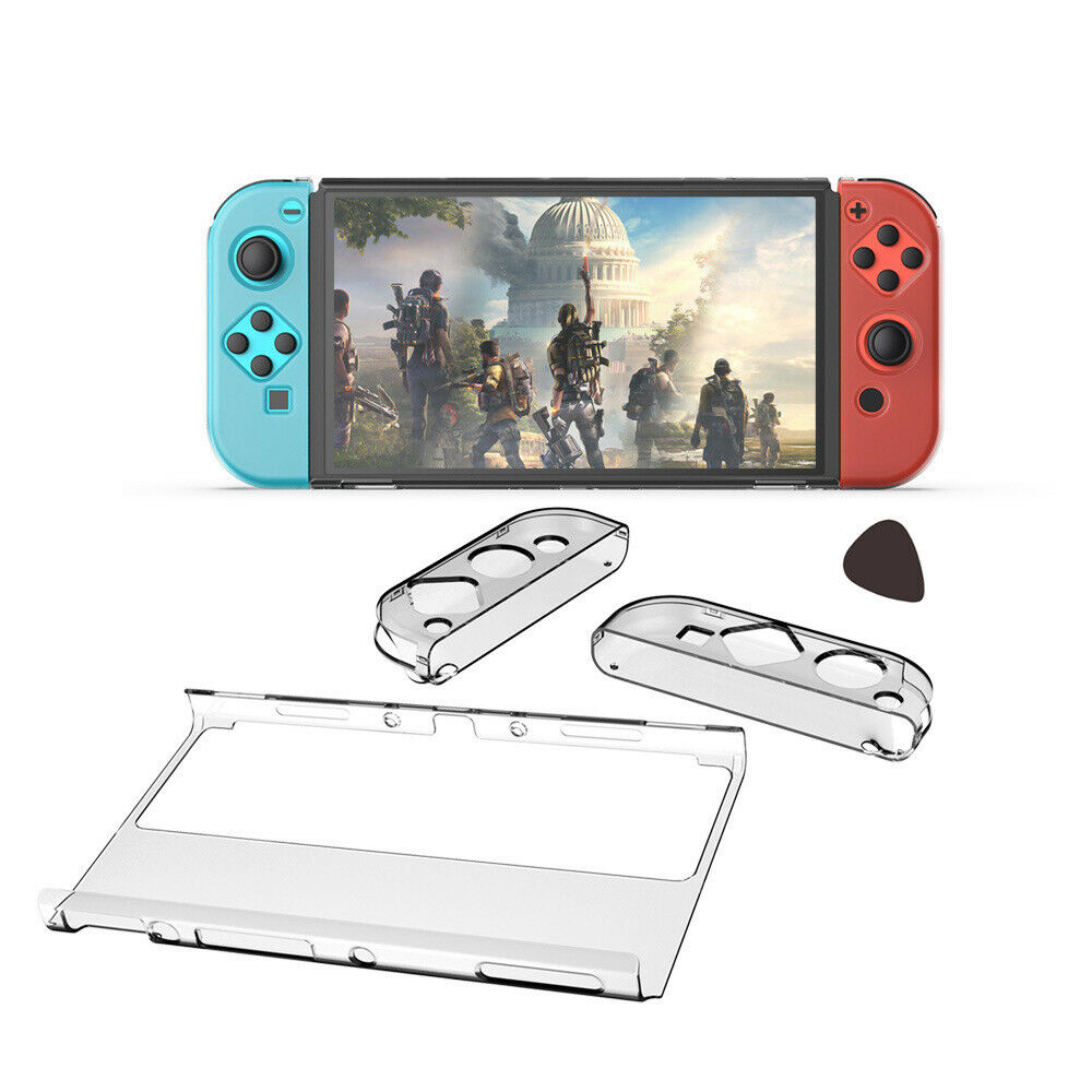 Transparent Protective Shell Anti-Shock Case Cover for Switch-OLED Host Gifts