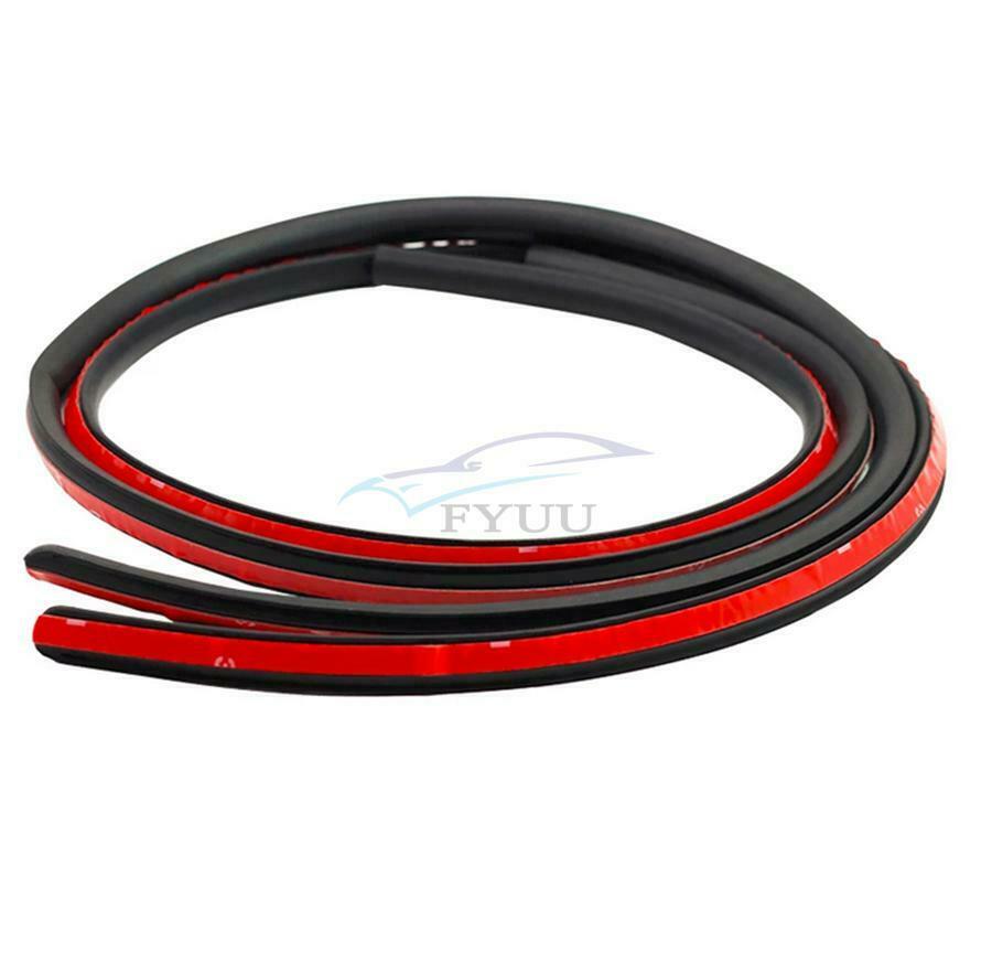 1 Pair Size 10 x 10mm Automotive Waterproof Dust-proof Rubber Trunk Seal Strip