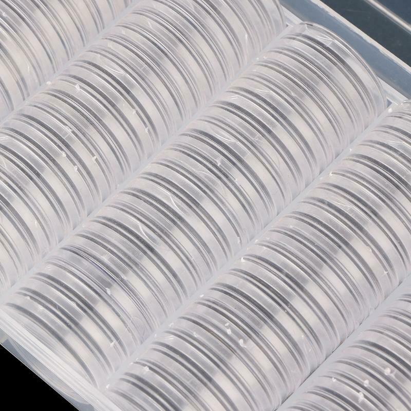 100 Coin Holder Capsules 27mm Round Box Plastic collectibles Storage Organizer