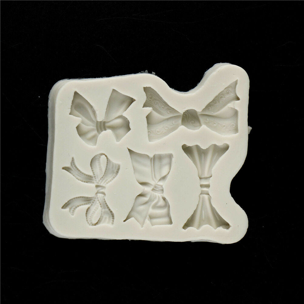 1PC Bow Tie Silicone mold fondant mold cake decorating tools chocolate mol.l8