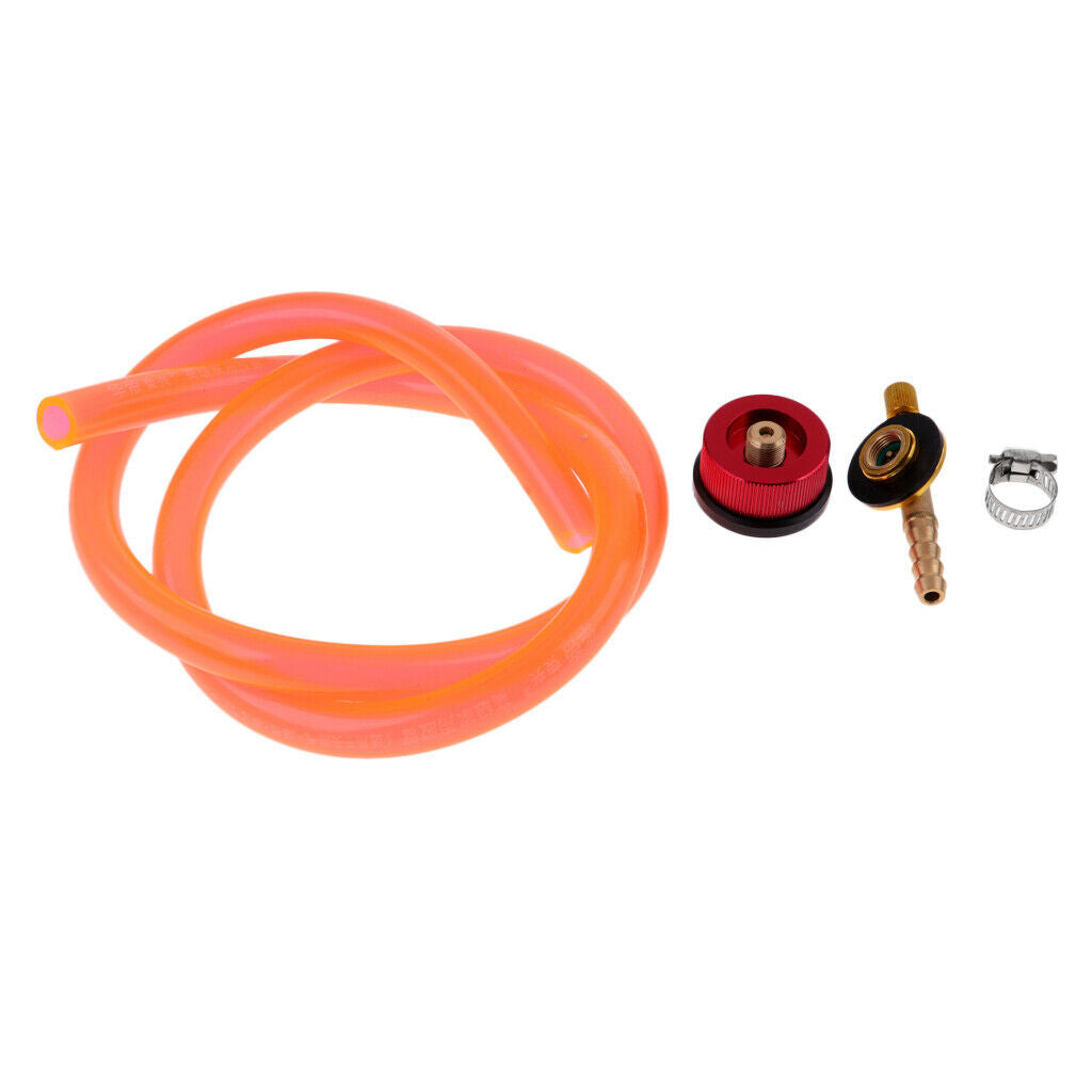 Outdoor Camping Gas Stove Tank Propane Refill Adapter Switched Cylinder Hose