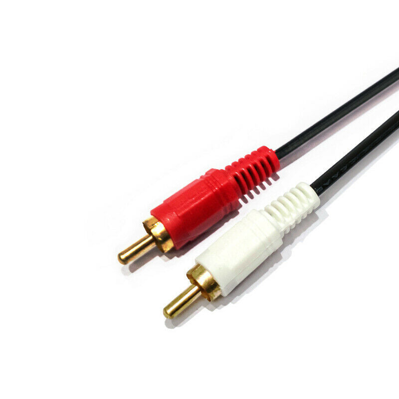 Bluetooth 5.0 Radio Stereo Audio Cable Adapter 2RCA Connector Music Aux For Car
