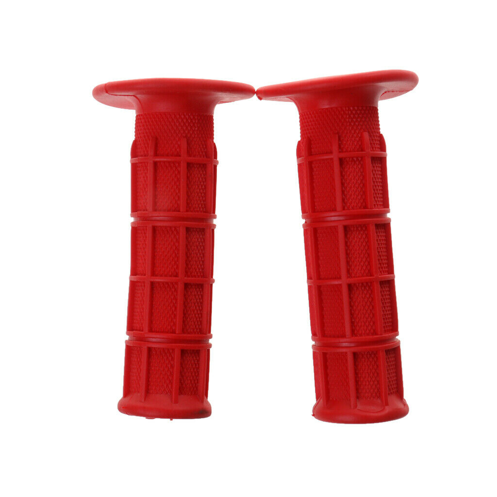 2 Pair 22MM 7/8 '' Motorcycle Dirt Bike ATV Rubber Gel Handlebar Grips