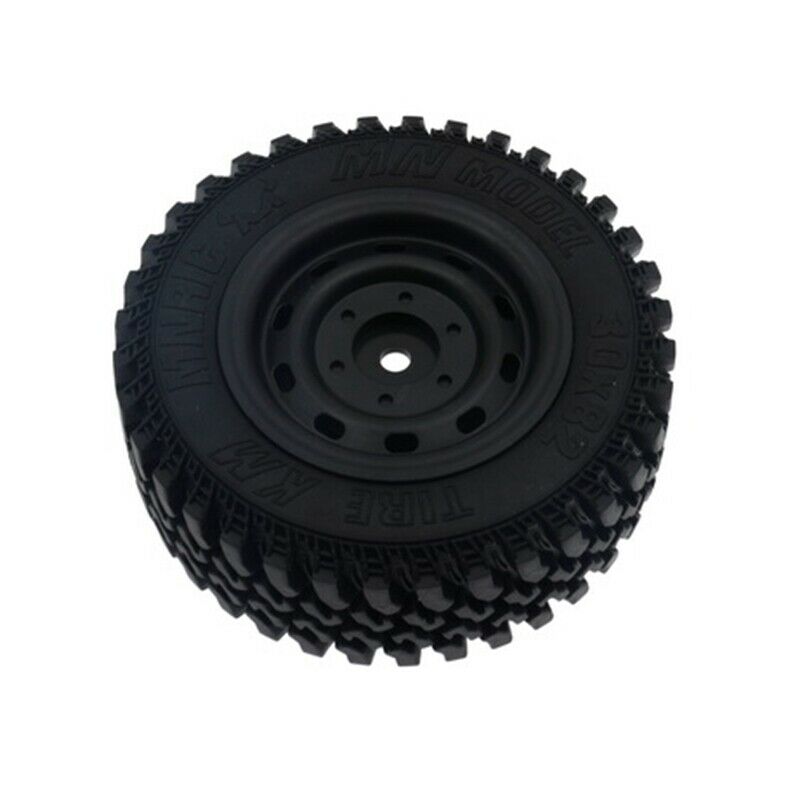 4Pcs Rubber Wheel Tire Tyre Set for MN86 1/12 RC Car DIY Upgrade Spare Parts AJ5