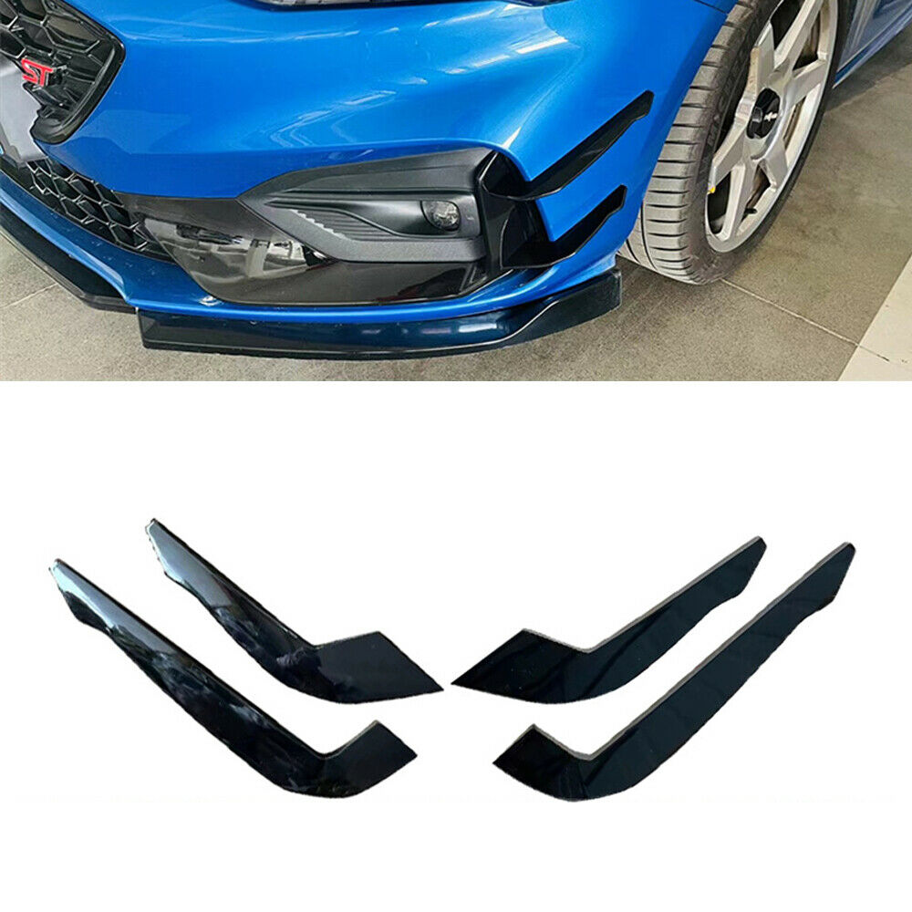 For Ford Focus ST Mk4 2019+ ST-Line Mk4 2018+ Bumper Lip Splitter Trim Body Kit