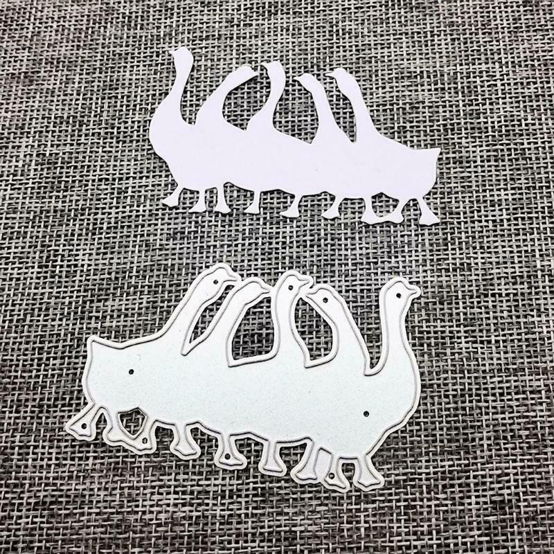 Goose Metal Cutting Dies Stencil DIY Scrapbooking Album Paper Card Template Mold
