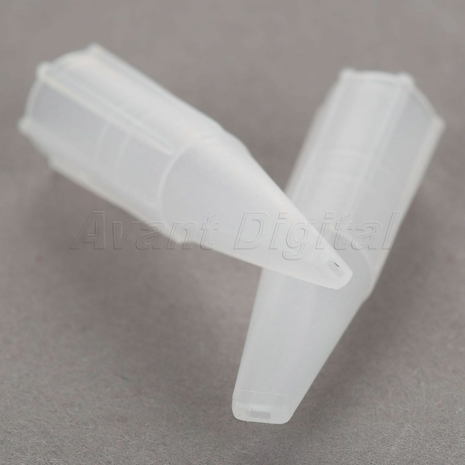 50pcs Convenient Pro Tattoo Needle Nozzle Tips Flat Mouth 3F Eyebrow Tattoo Tube