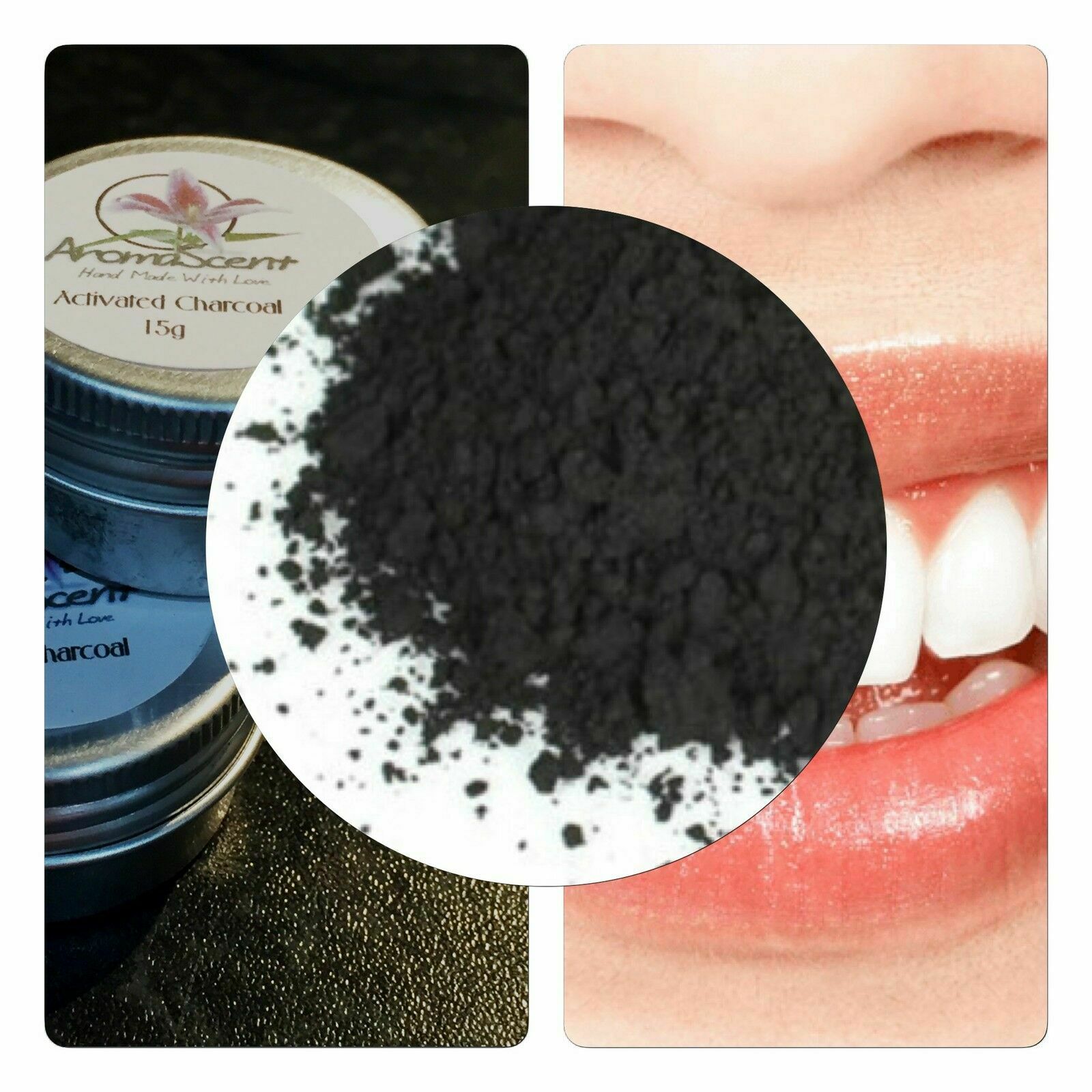 2021 Activated Charcoal Powder Natural Organic Black Teeth Whitening Toothpaste.