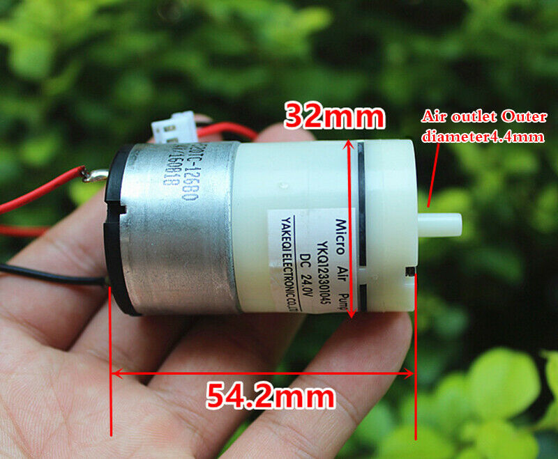 1pcs DC 24V 3.6W 520 air pump large flow DC pressure pump suitable for DC12-24V