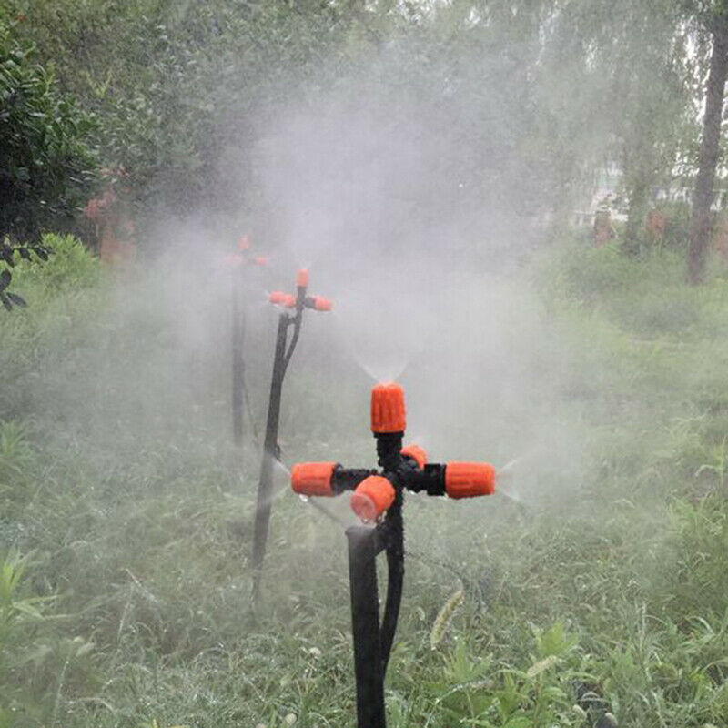 Garden Sprinklers Automatic Watering Lawn 360° Rotating Sprinkler 5 Nozzl.l8