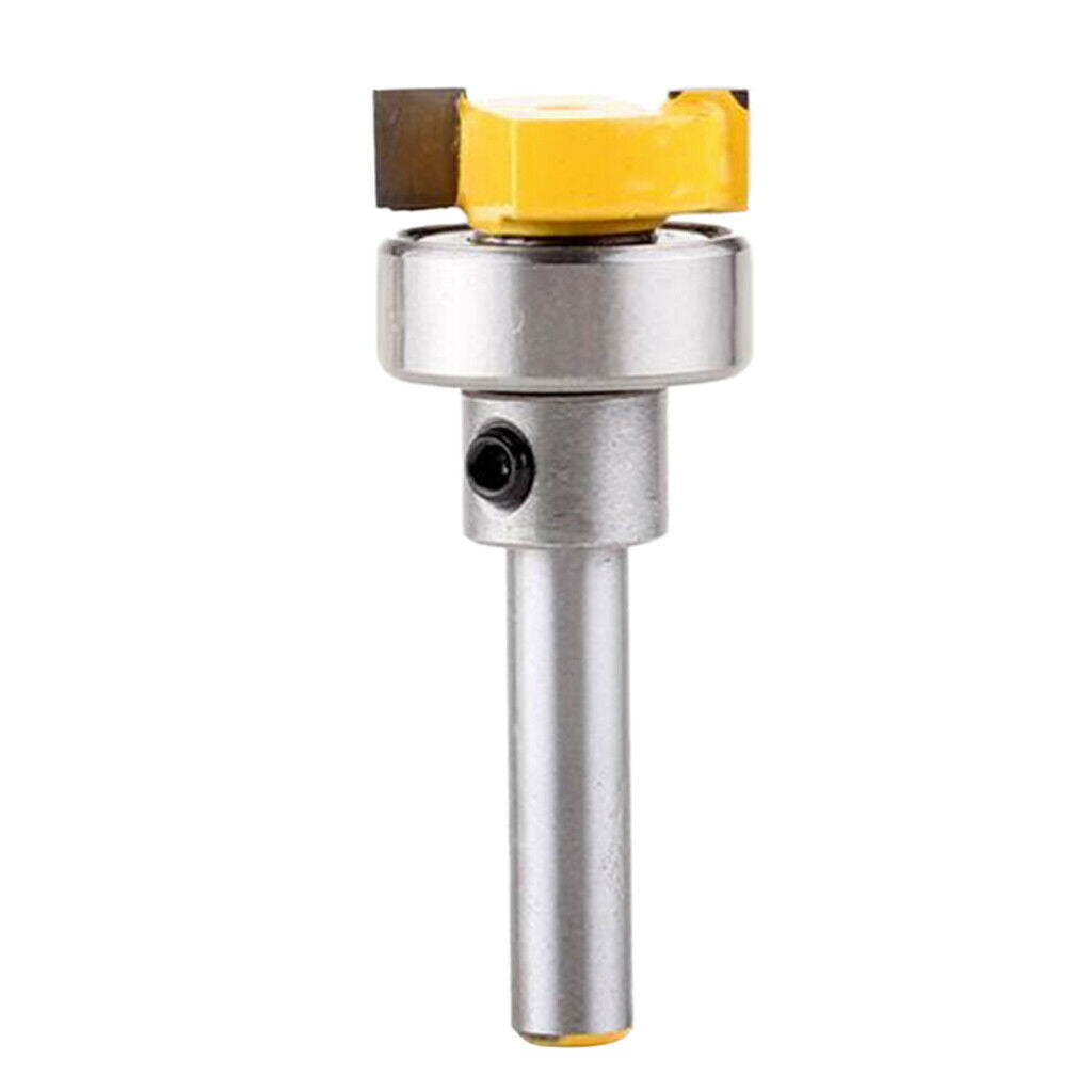 Flush milling cutter with ball bearing at the top, shaft diameter 6mm, made of