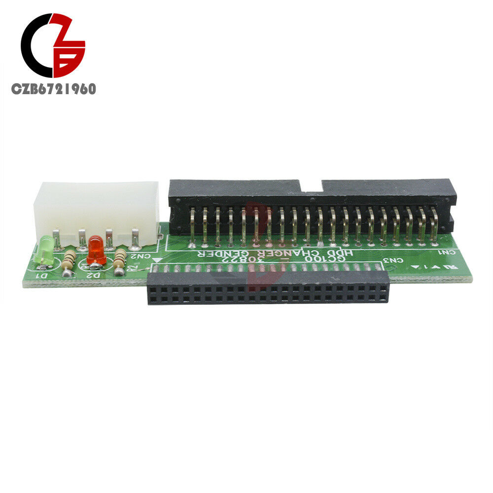 PATA/IDE To Serial ATA SATA Card Adapter Converter For HDD DVD 40Pin 2.5 to 3.5"