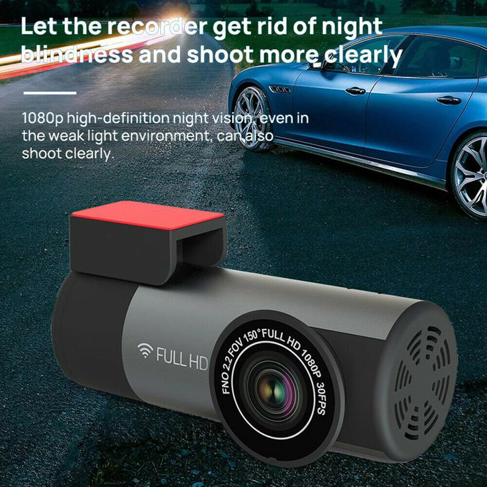 1080P DVR Car Video Recorder Wide Angel Night Vision Wi-Fi Dashcam Camera