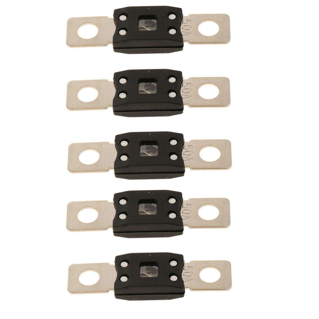 5pcs Bolt-on Fuse 32V/ Flat Type Fuse/Auto fuse/Blade Fuse for RV/Yacht 50A