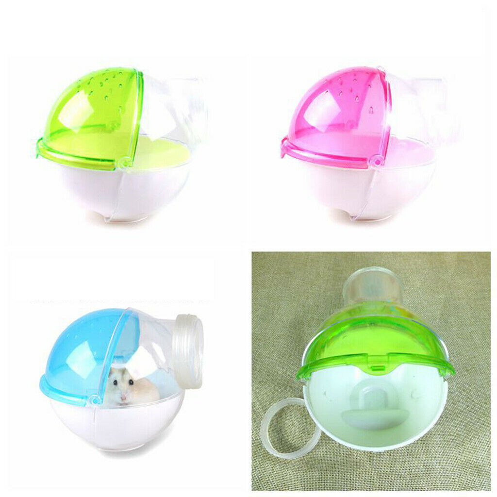 2 Pcs Hamster Mouse Gerbille Bathroom Bath Sand Room Bathtub Sauna Toilet
