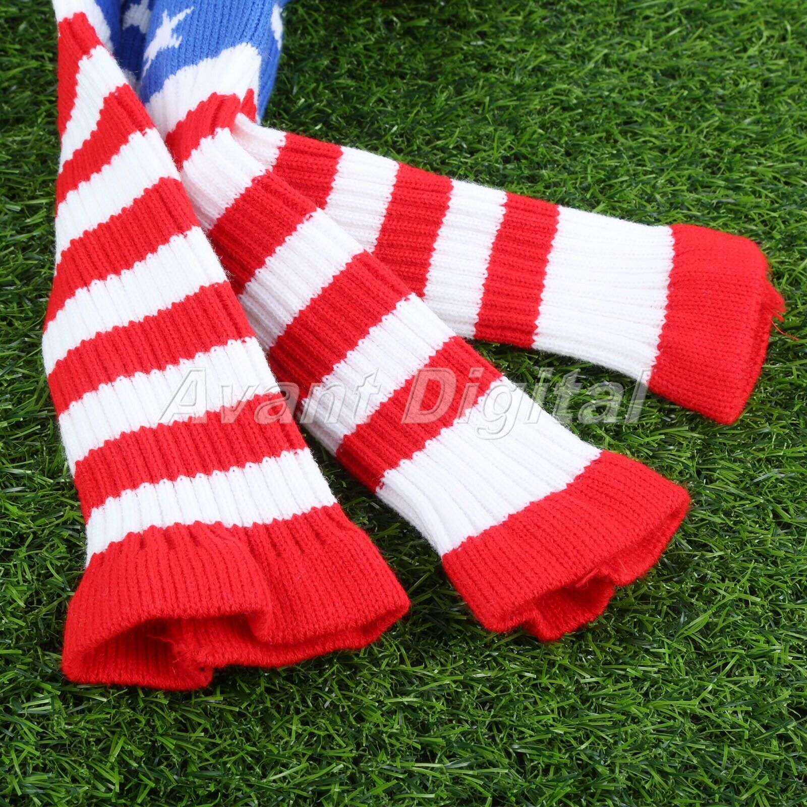 1Pack/3PCs Golf Club Iron Headcovers Knitted Pom Pom Blade Protective Case Cover
