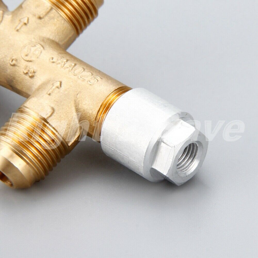 1Pc Pilot Safety Gas Valve Tap 3/8" NPT Male Flare Thread Solenoid Brass 1/2PSI