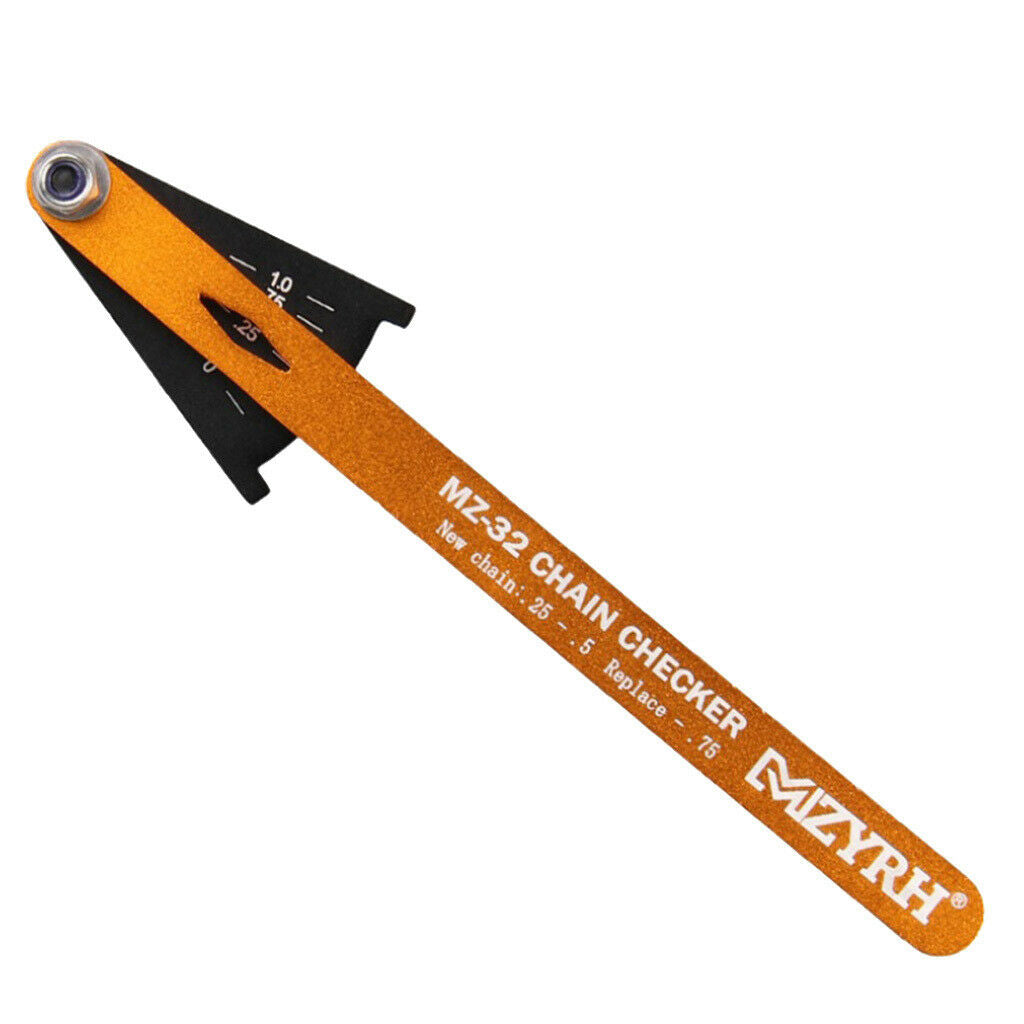Bike Chain Wear Indicator Chain Gauge Repair Checker Stretched Tools Golden