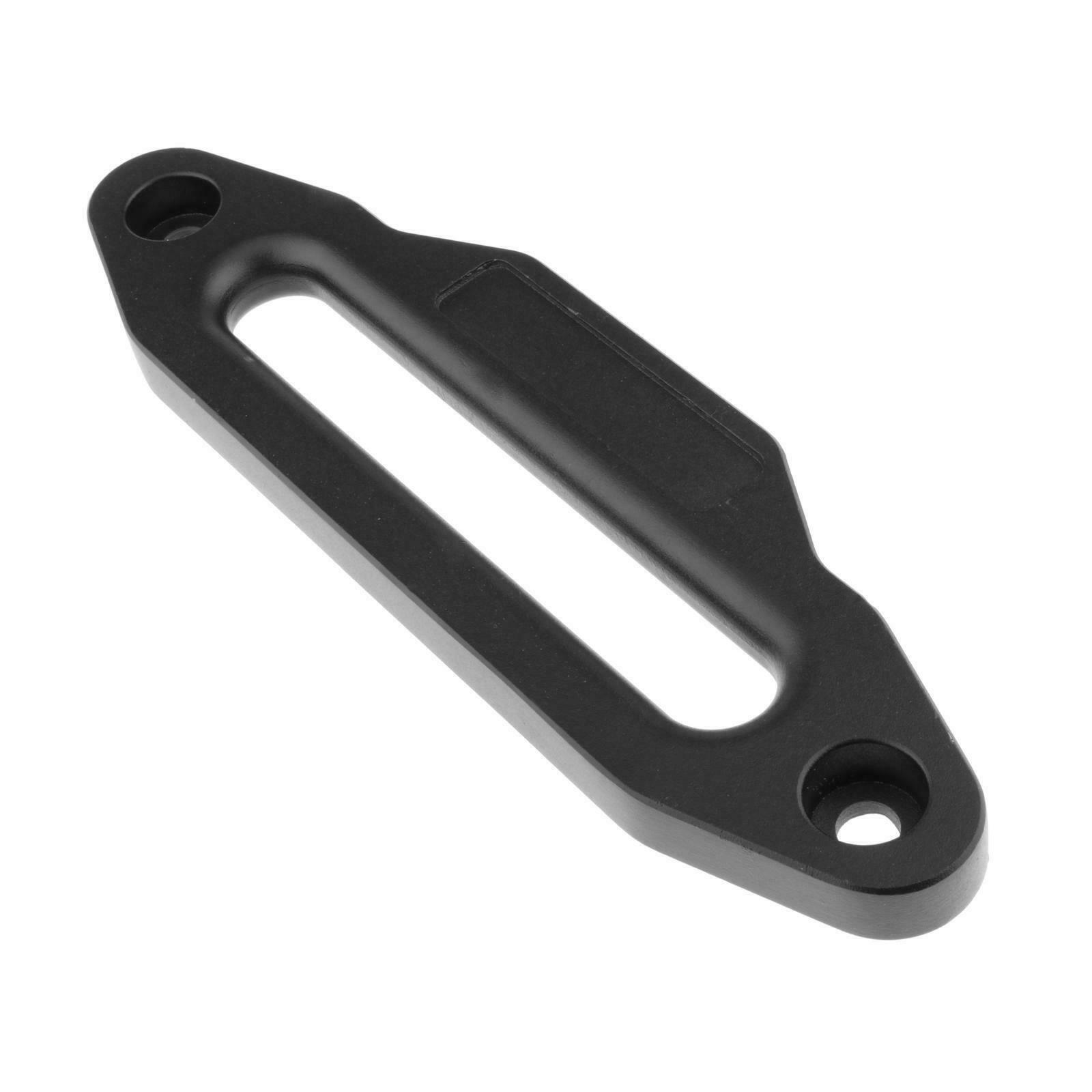 Black Aluminium Hawse Fairlead For Synthetic Winch Rope ATV UTV Universal