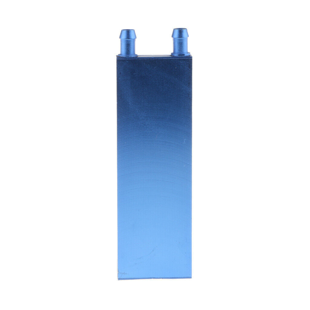 Water Cooling Block Aluminum for Liquid Water Cooler Heat Sink 40x120mm Blue