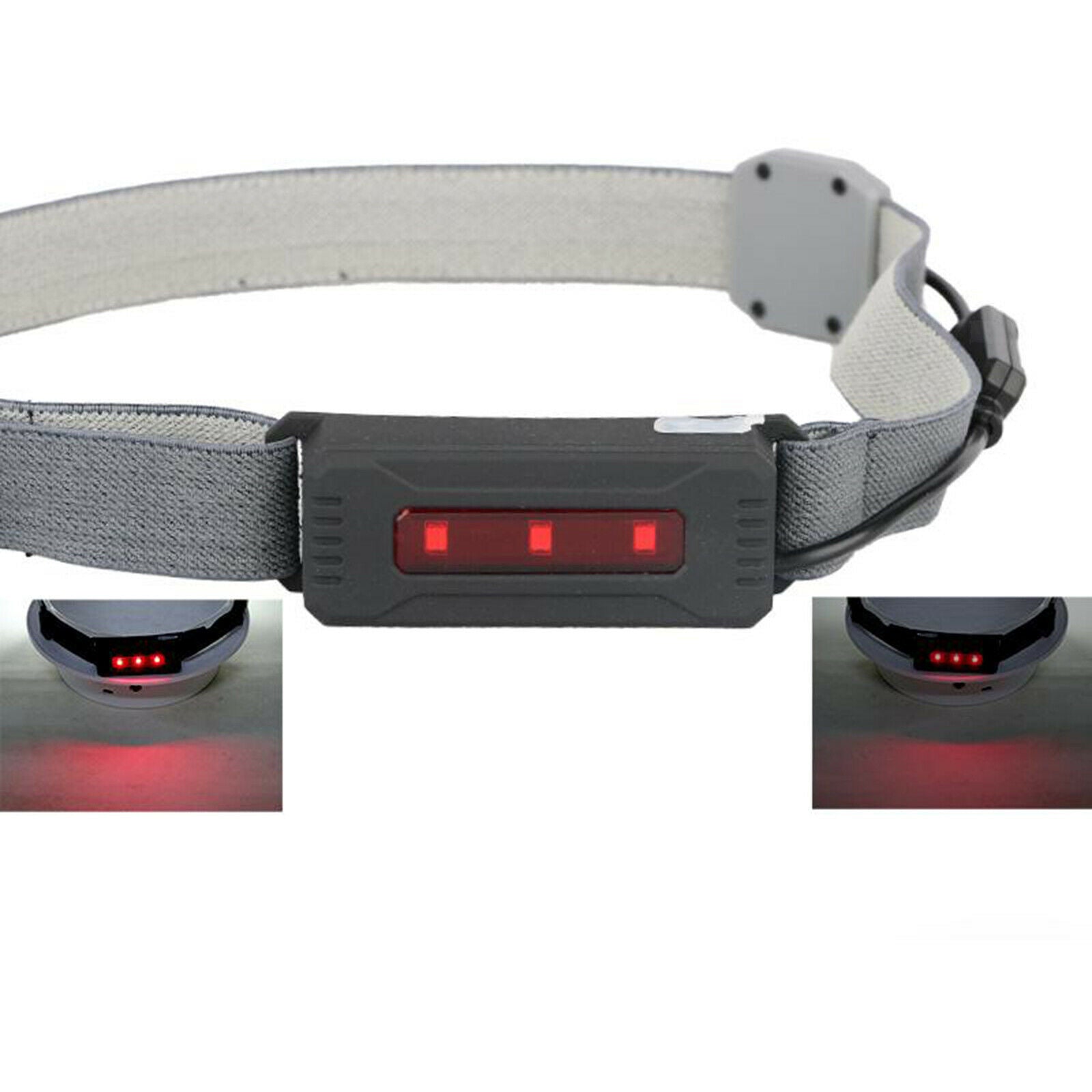 Bright Headlamp Flashlight, USB Rechargeable LED 3-mode Headlights, Head Lamp