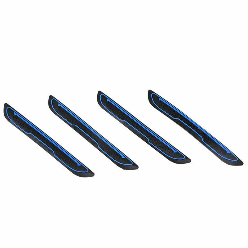 4PCS Car SUV Body Door Side Anti-Collision Protector Strips Decorative Stick Bar