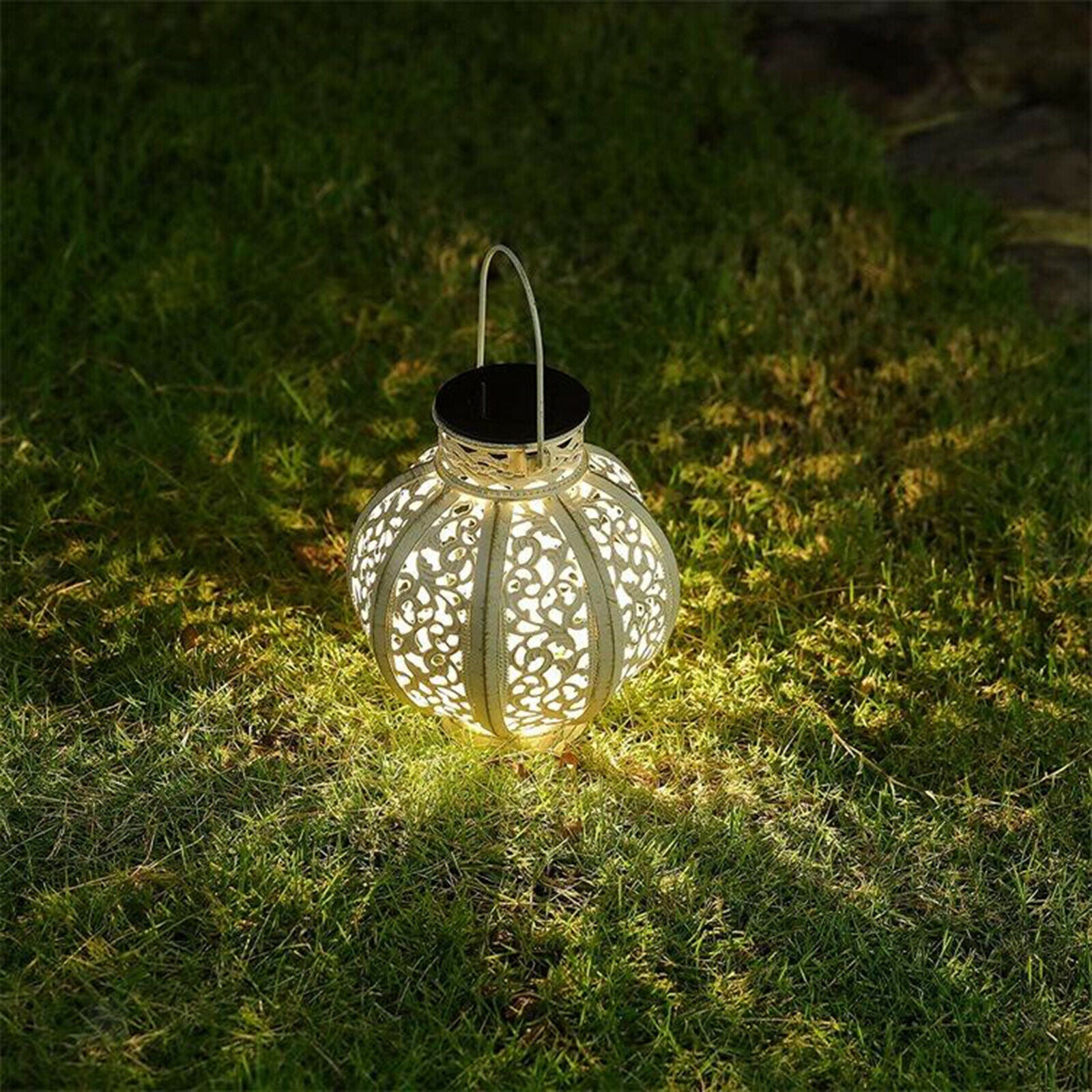 Solar Hanging Lights Christmas Yard Lamp Solar Powered LED Garden Tree Lights