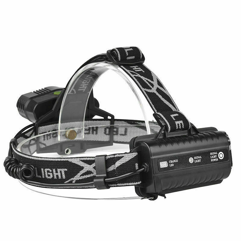 Powerful 350000LM LED Headlamp Rechargeable Headlight Flashlight Head Torch