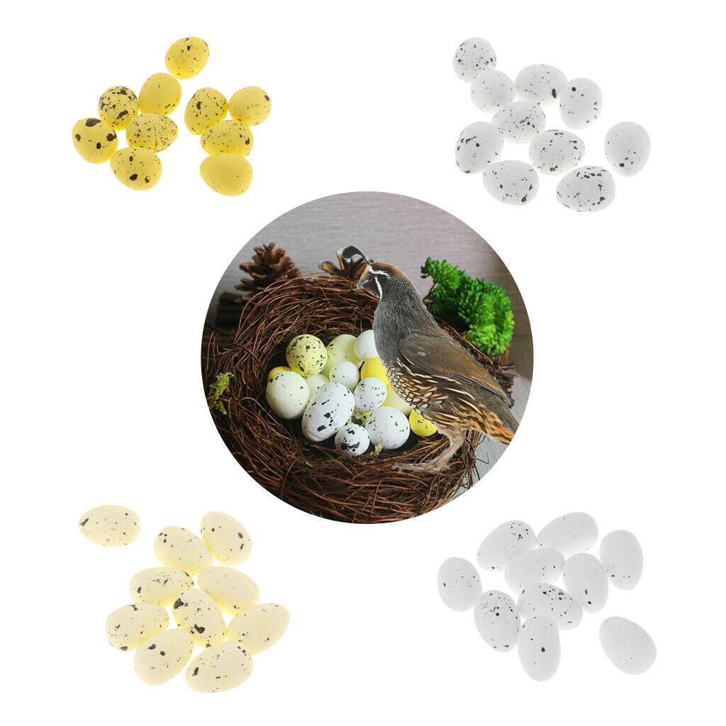 20 Pieces Artificial Bird Eggs - Home Garden Coffee Decoration Gift
