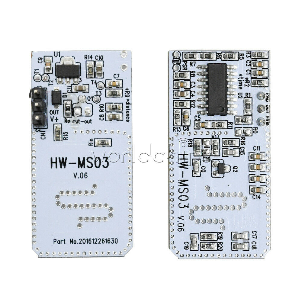 High Performance HW-MS03 2.4-5.8GHz Microwave Radar Sensor Module For Arduino