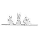 Easter Bunny Rabbit Metal Cutting Dies Stencil Scrapbooking DIY Album Stamp Card