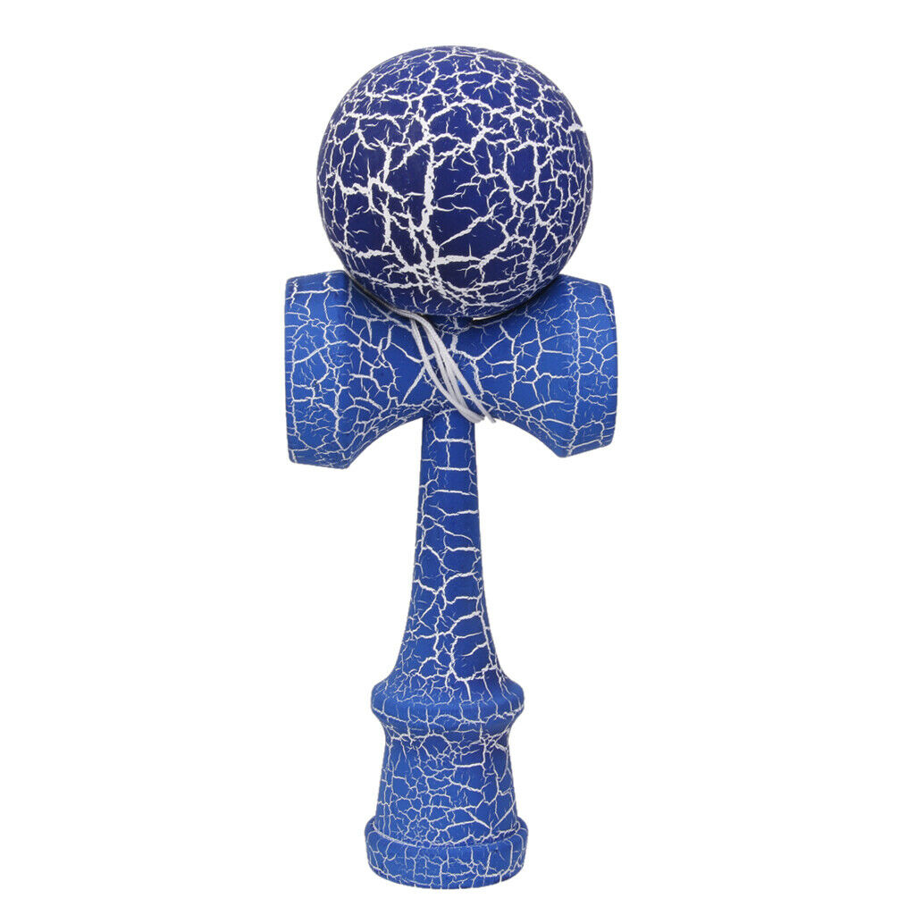 Kendama Toys Wood Crack Paint- Blue