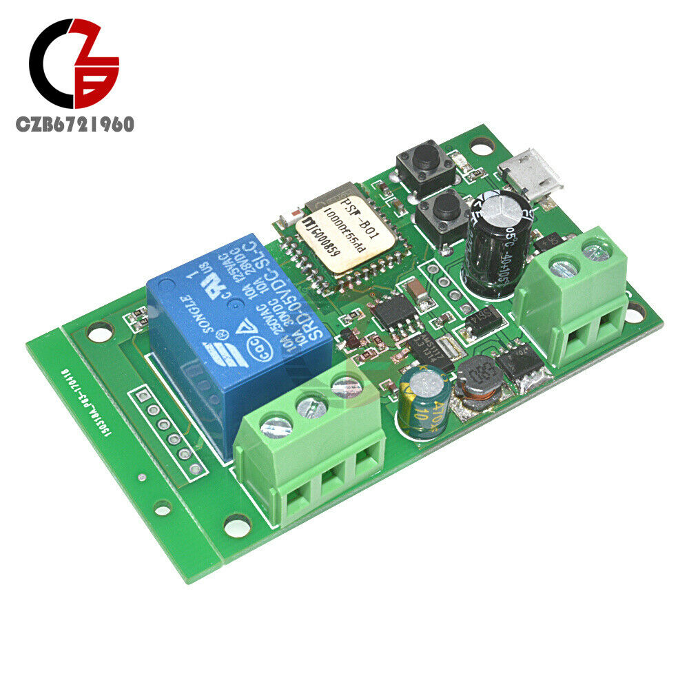 DC 5-12V Self-locking Sonoff WiFi Wireless Smart Switch Home Relay Module