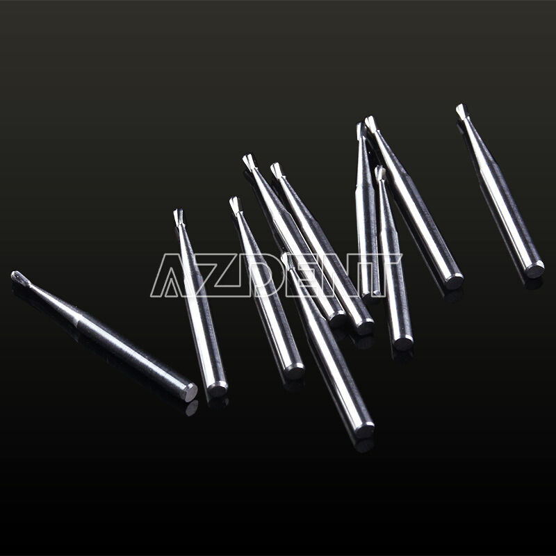 5 Kits Dental Carbide Tungsten Steel Burs Drill High Speed Pear-shaped FG330