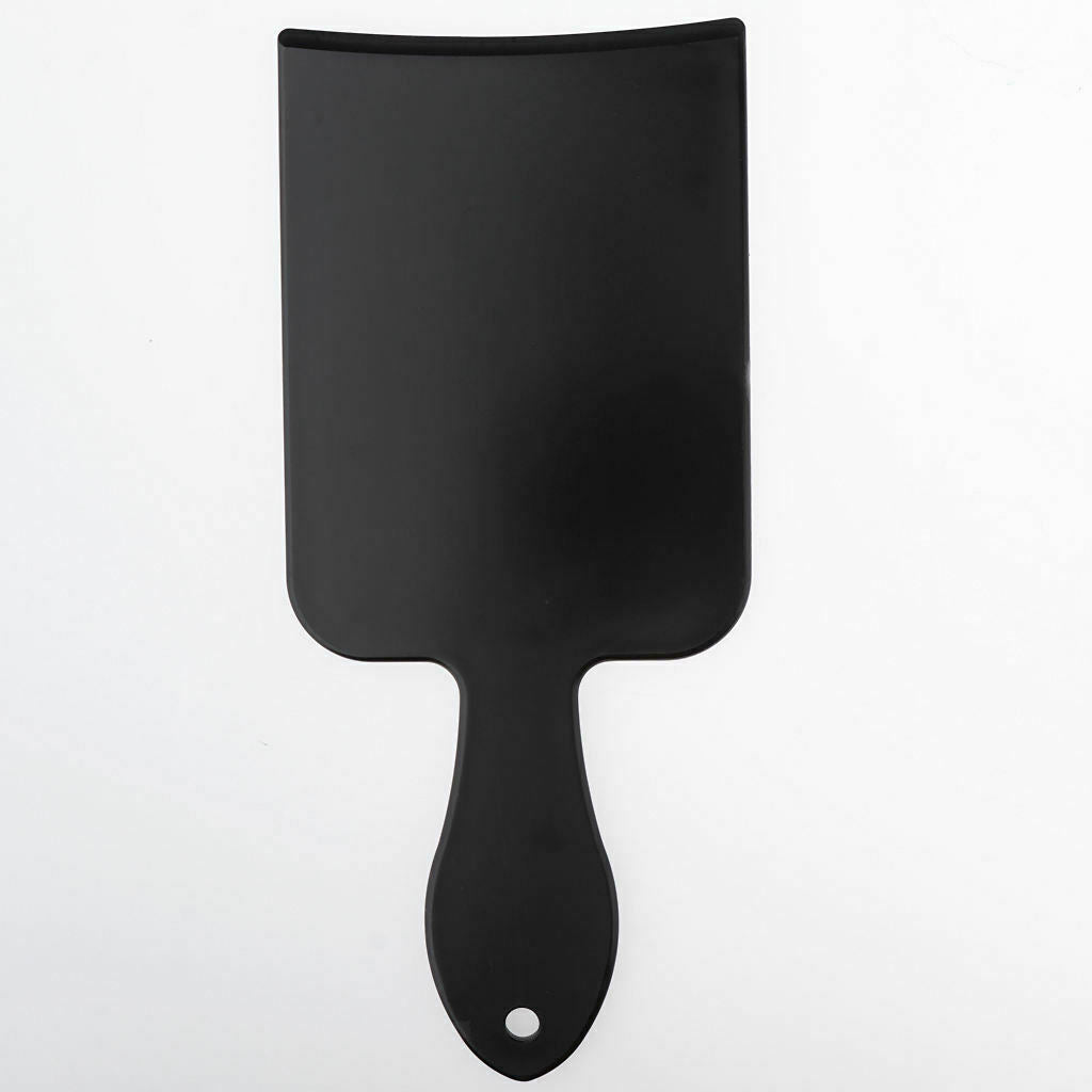 2 Packs Salon Plastic Flat Top Coloring Balayage Highlight Board Black M/L