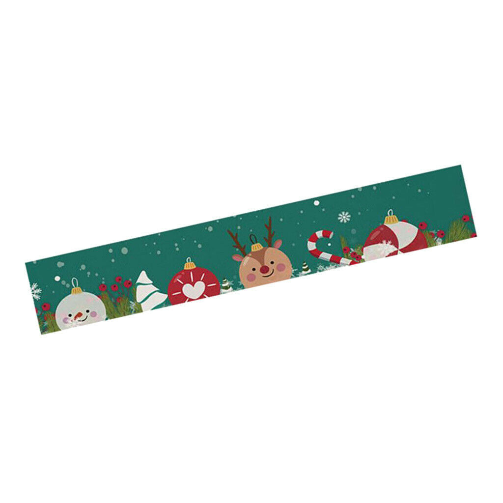 5m Merry Christmas Kitchen Bathroom PVC Tile Floor Waistline  Style01