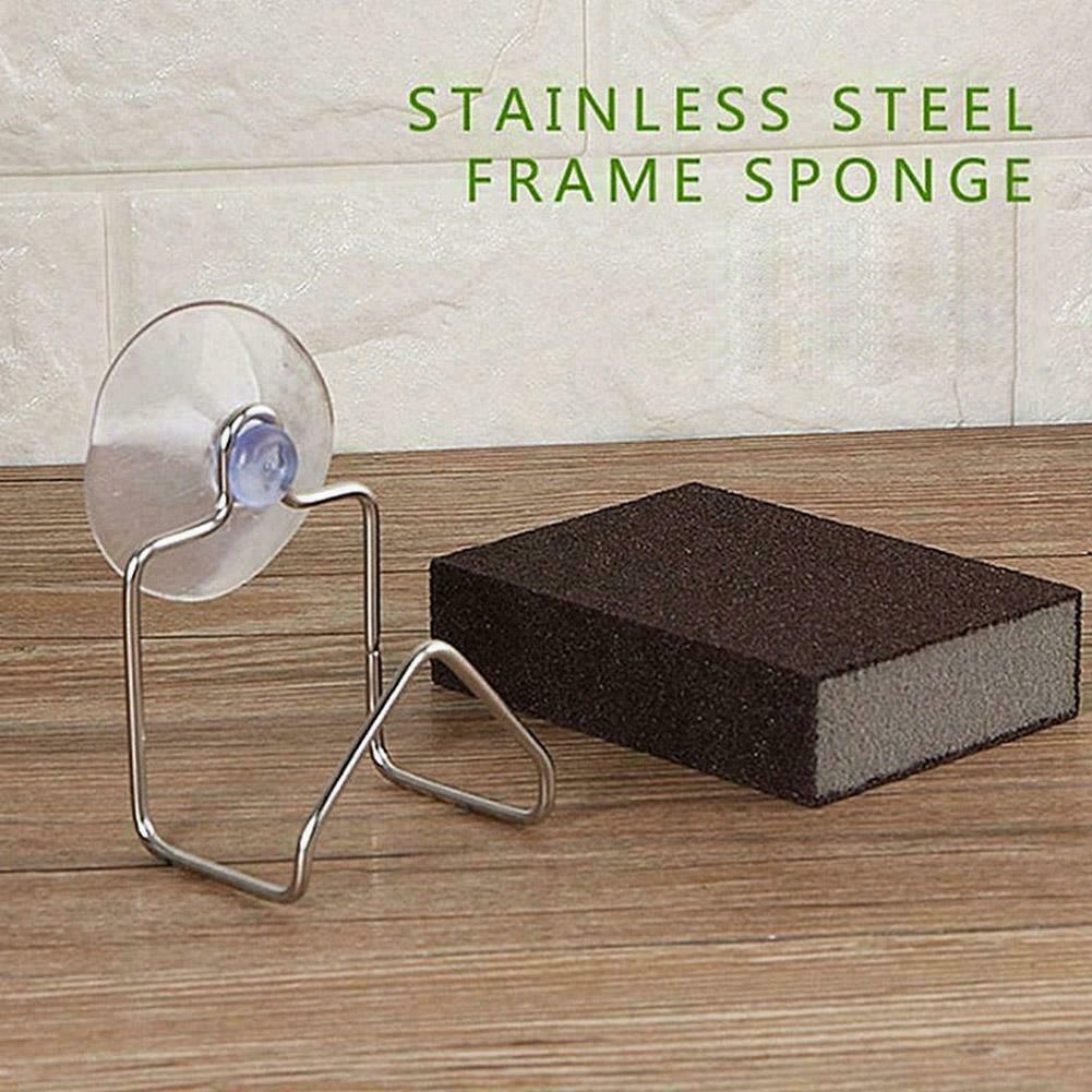 Sink Sponge Holder, Steel Sponge Holder For Kitchen Sink T2P4