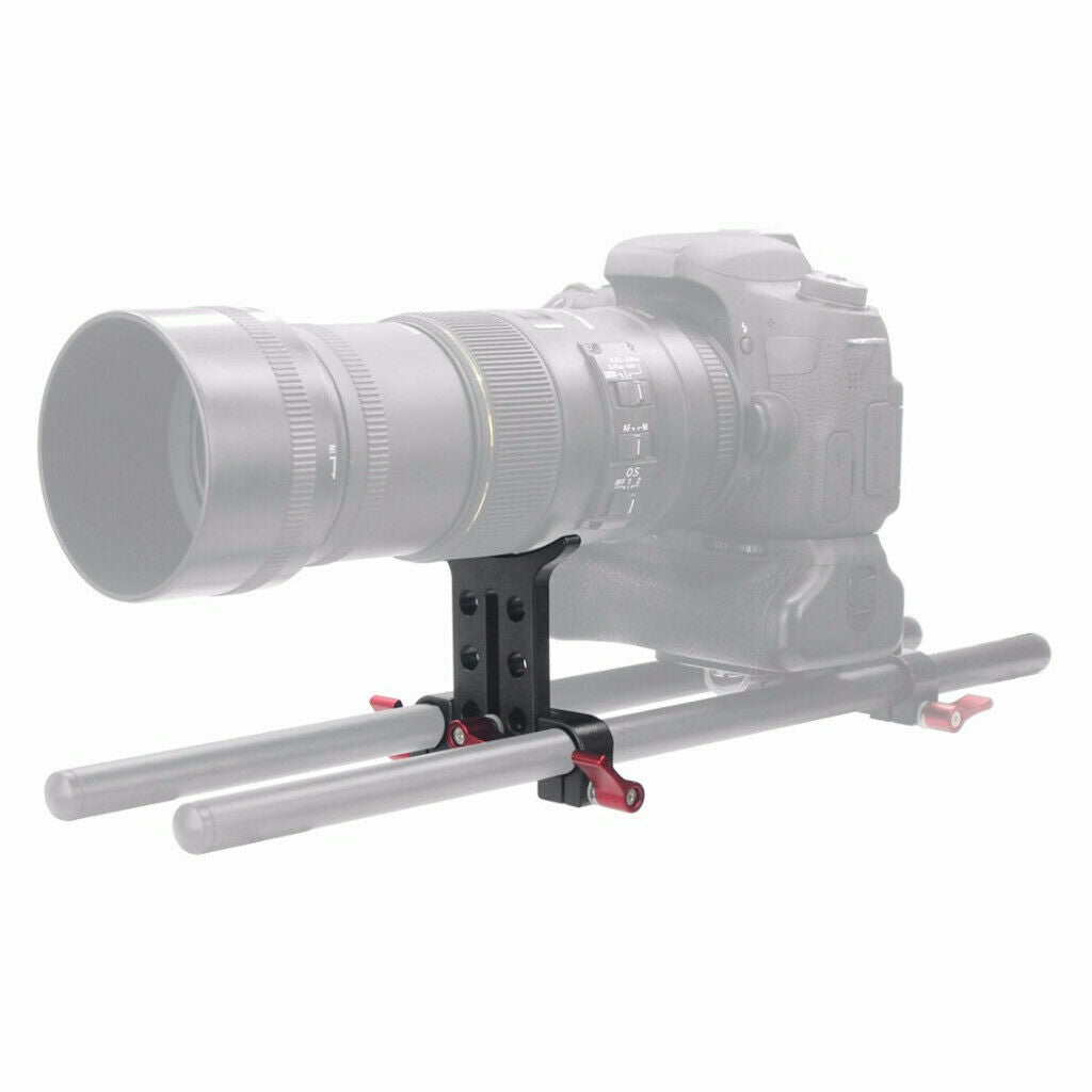 Lens Support Telephoto Holder 15mm Rod Clamp  for DSLR Follow Focus
