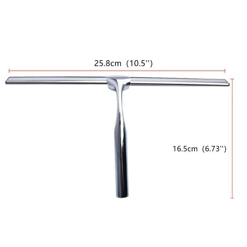 Stainless Steel Bathroom Shower Glass Window Squeege Wiper With H HxQ SJ