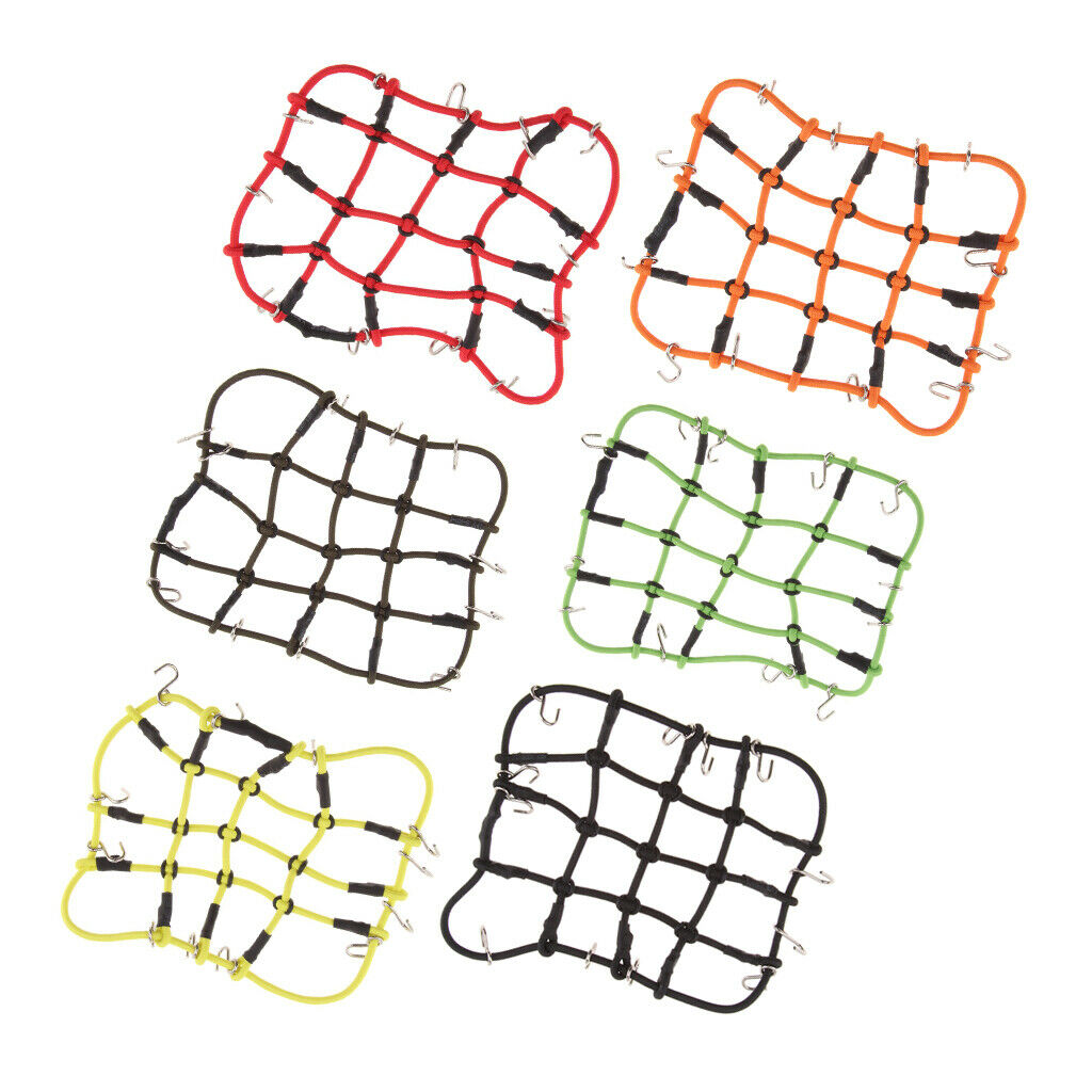 2Pcs Elastic Car Luggage Net with Hook Cargo Net for SCX10 D90 4 RC