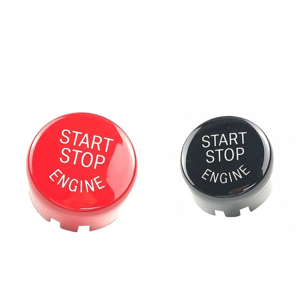 0.98 '' Engine Start Stop Button Cover Decor For BMW F / G Chassis Red + Black