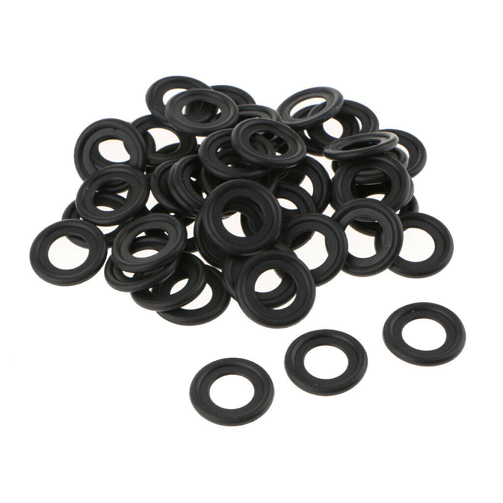 50X Engine Oil Drain Plug Crush Gasket Rubber Seals for Saturn Chevy GM